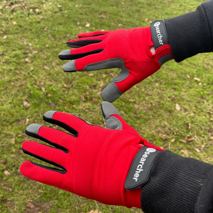 Searcher Detecting Gloves - Red