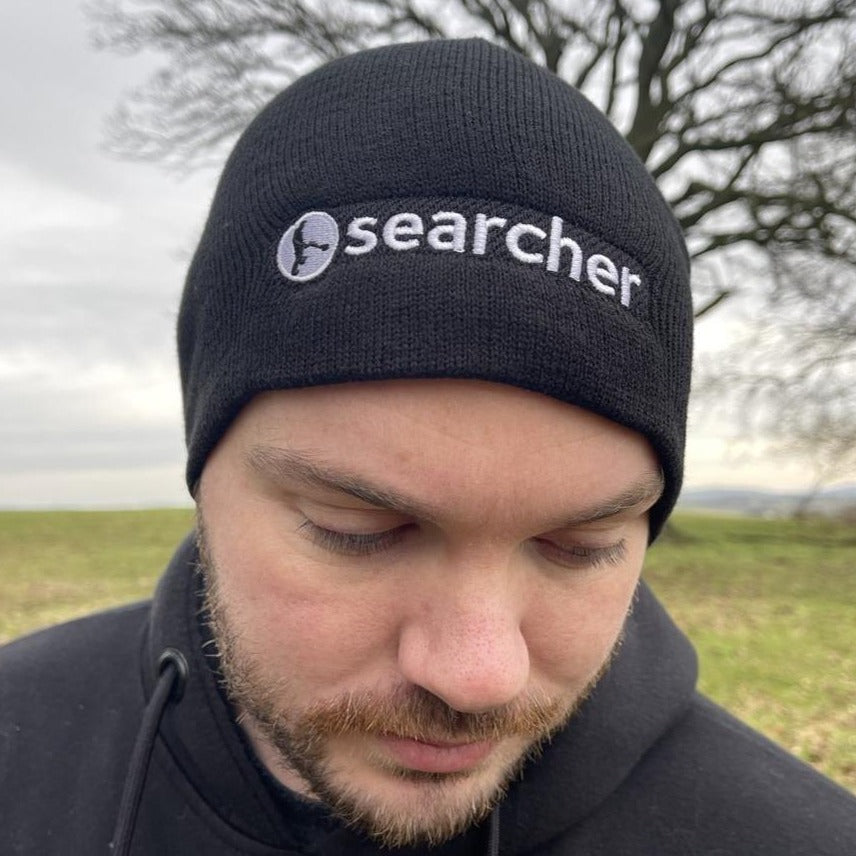 Searcher Detecting Cool Cuffed Beanie - Black
