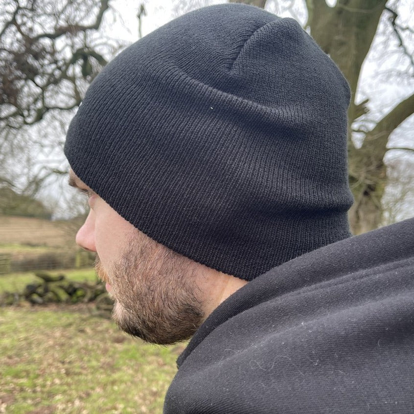 Searcher Detecting Cool Cuffed Beanie - Black